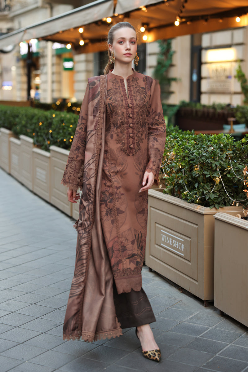 Rangrasiya | Lifestyle Winter Edit 25 | Grace - Casual Dress - available at Maria Faisal in UK and USA.