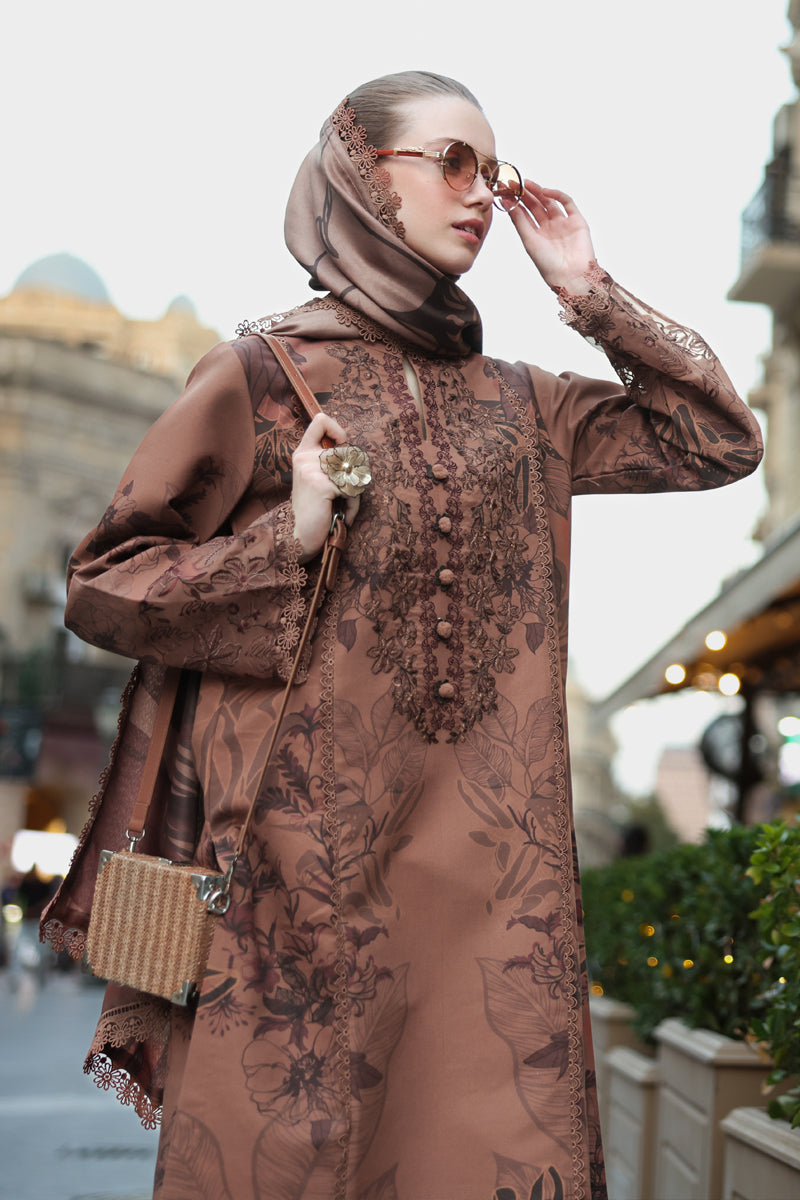 Rangrasiya | Lifestyle Winter Edit 25 | Grace - Casual Dress - available at Maria Faisal in UK and USA.