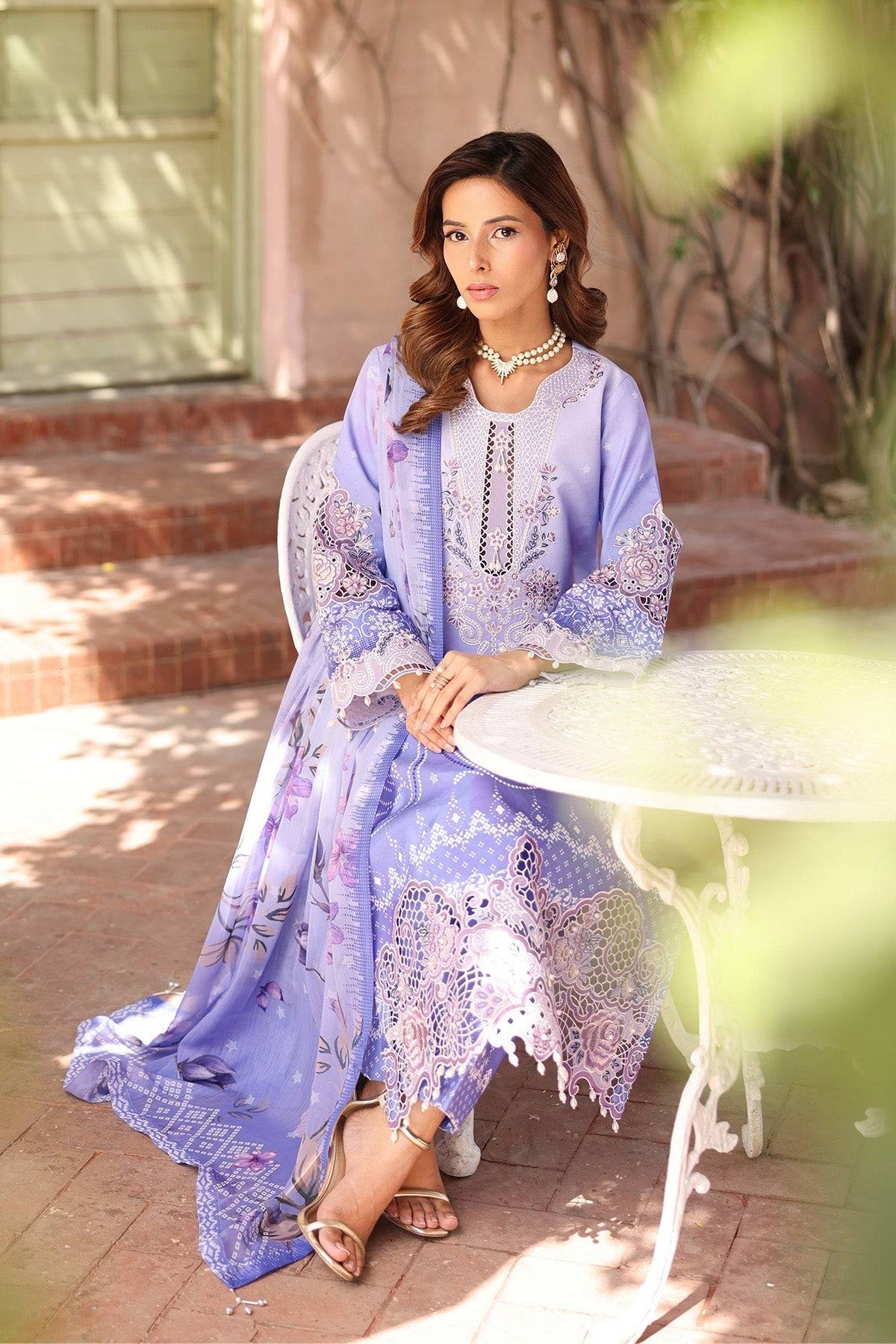 Alizeh | Embroidered Printed Festive Edit 25 | AF-EPL-7032-RHEA by Maria Faisal - Registered Vendor of : Alizeh - type : Ladies Clothes - 100% original wedding dresses
