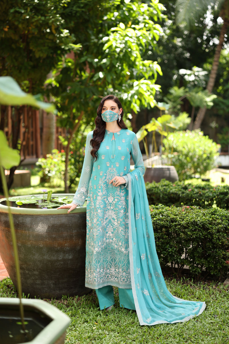 Flossie | Naayab Formals | K-104 - Ladies Clothes - Maria Faisal