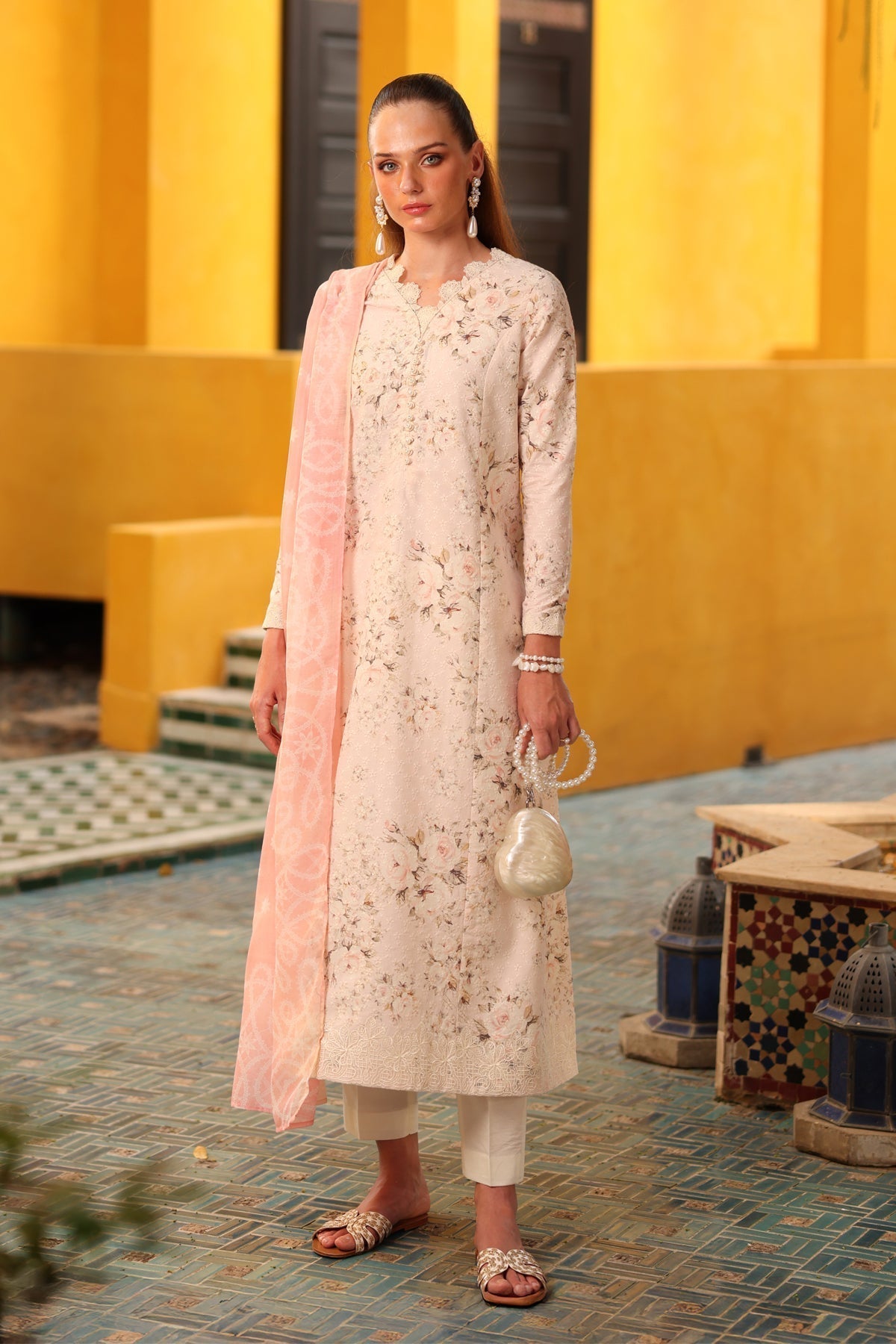 Xenia Formals | Summer Away 25 |RUSSET - Ladies Clothes - Maria Faisal
