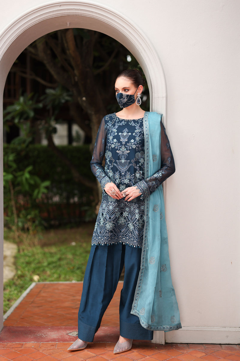 Flossie | Naayab Formals | K-108 - Ladies Clothes - Maria Faisal