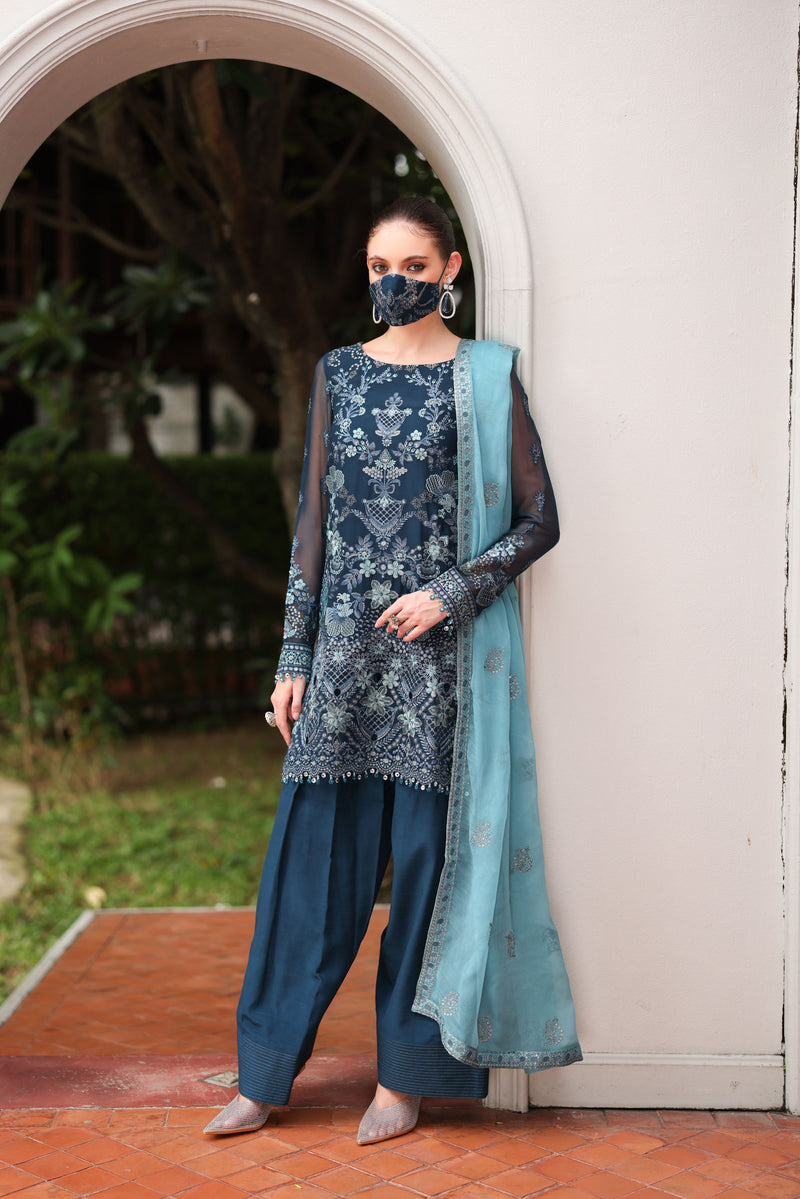 Flossie | Naayab Formals | K-108 - Ladies Clothes - Maria Faisal