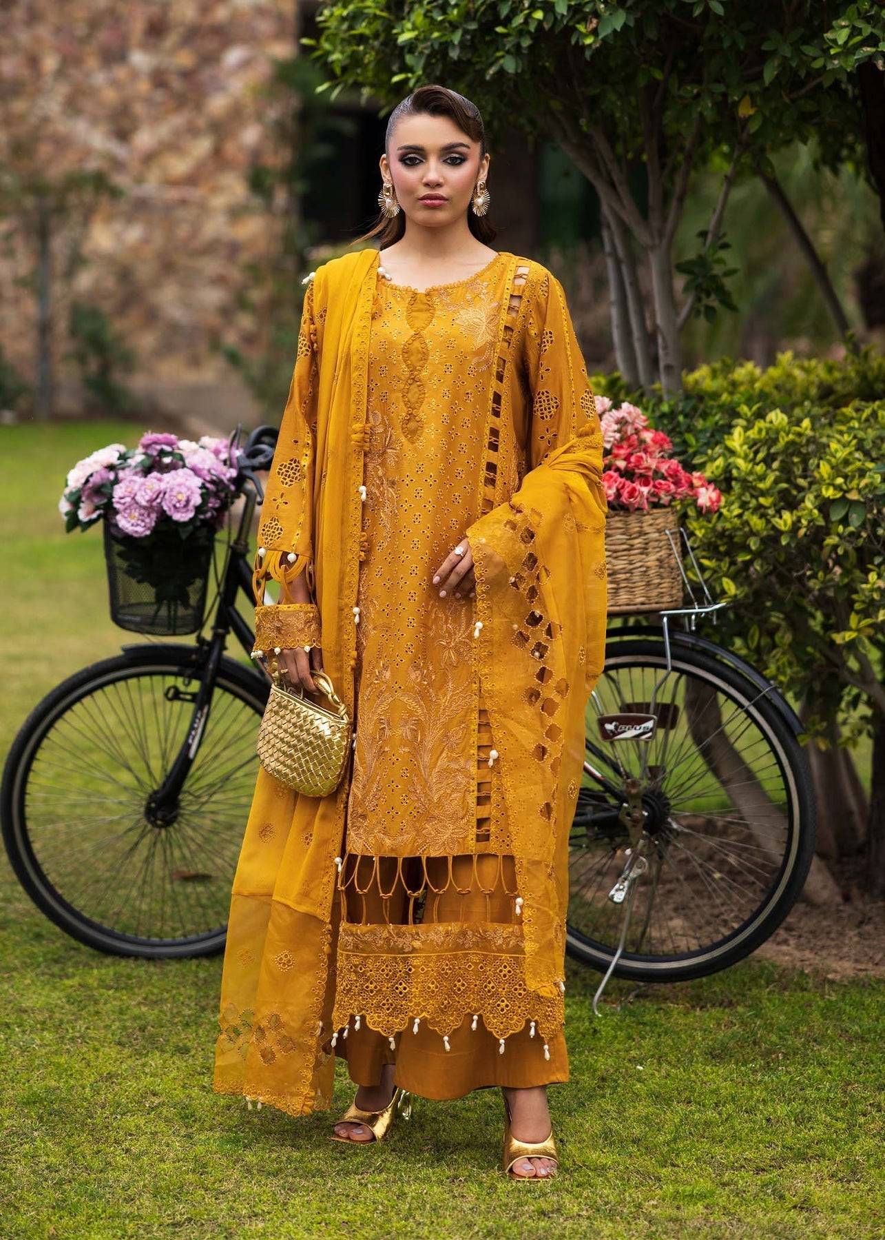Paras by Pasha | Bloom and Beyond | Marigold Bloom by Maria Faisal - Registered Vendor of : Paras by Pasha - type : Ladies Clothes - 100% original wedding dresses