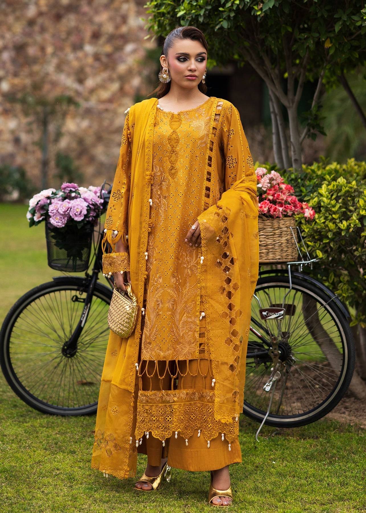 Paras by Pasha | Bloom and Beyond | Marigold Bloom by Maria Faisal - Registered Vendor of : Paras by Pasha - type : Ladies Clothes - 100% original wedding dresses