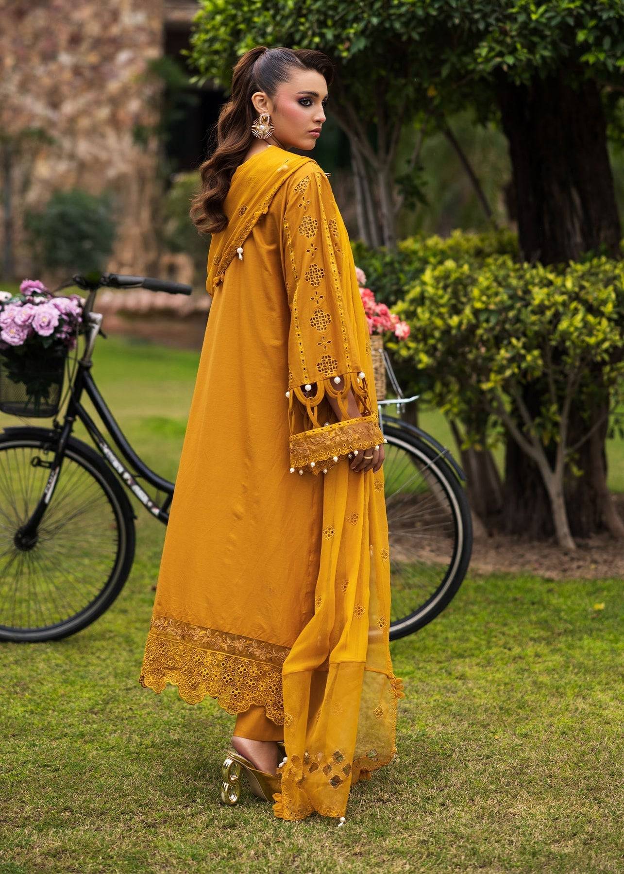 Paras by Pasha | Bloom and Beyond | Marigold Bloom by Maria Faisal - Registered Vendor of : Paras by Pasha - type : Ladies Clothes - 100% original wedding dresses