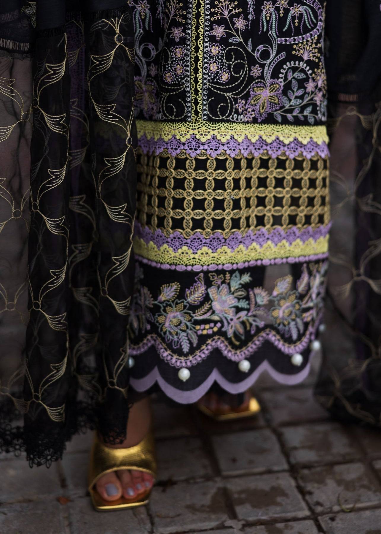 Paras by Pasha | Bloom and Beyond | Evening Bloom by Maria Faisal - Registered Vendor of : Paras by Pasha - type : Ladies Clothes - 100% original wedding dresses