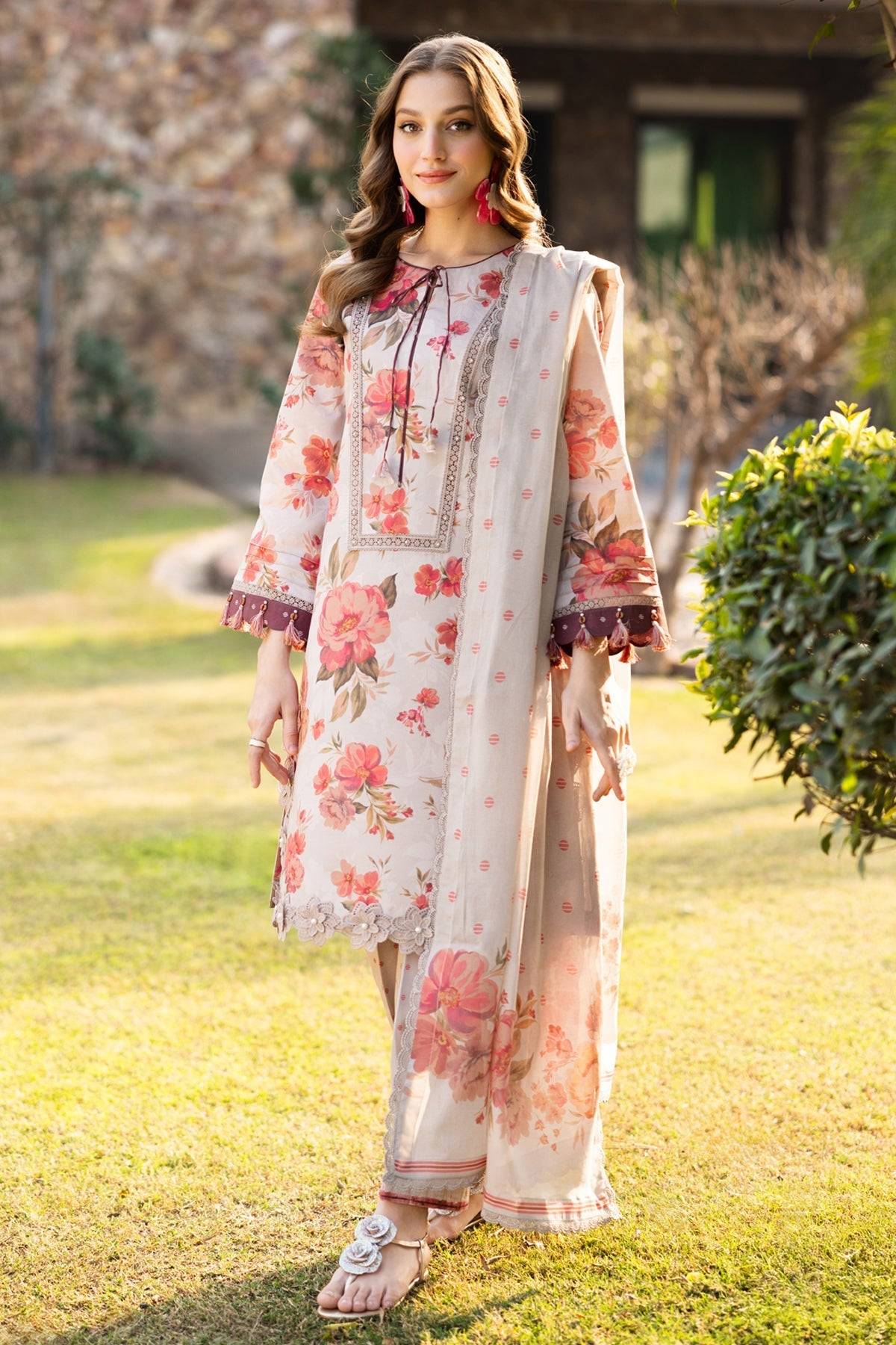 Alizeh | Sheen Lawn Prints 25 | AF-PL-6027-Sian by Maria Faisal - Registered Vendor of : Alizeh - type : Ladies Clothes - 100% original wedding dresses