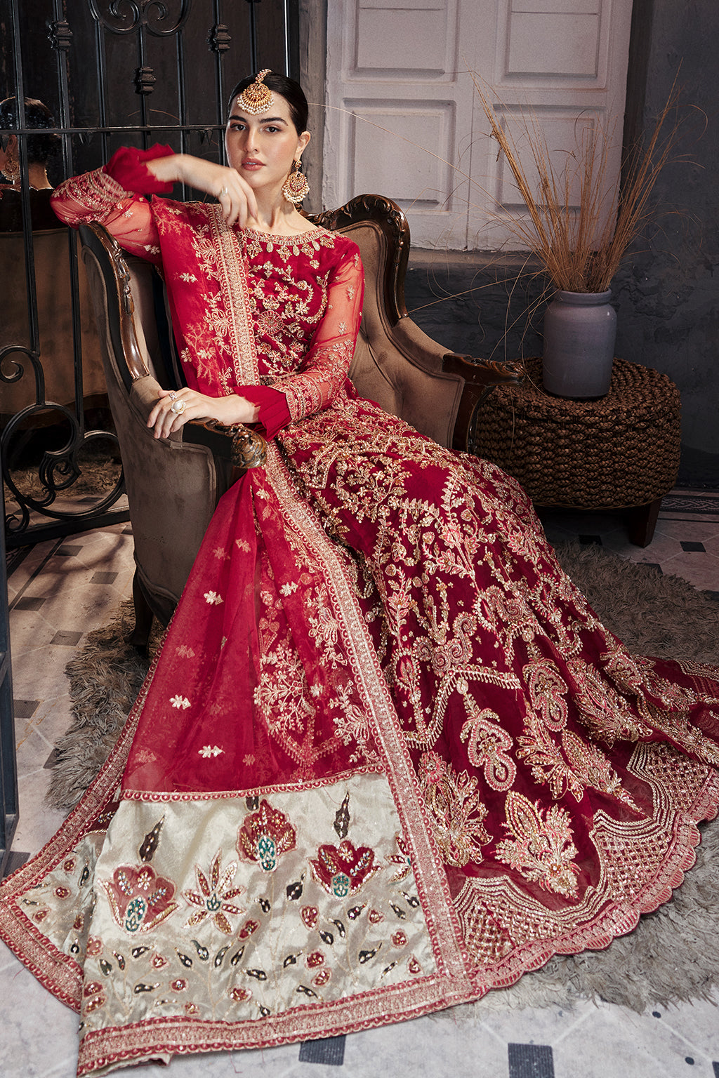 Emaan Adeel | Nawabzadi Wedding Dresses | NW-01 - Wedding Dress - Maria Faisal