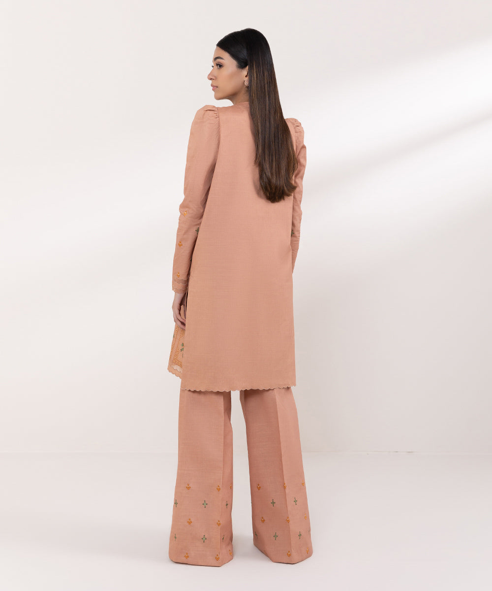 Sapphire | Intermix 2024 | Cambric Suit S-34 - Designer Dress with Intricate embroidery and embellishments. Shop elegent wedding dress at Maria Faisal.