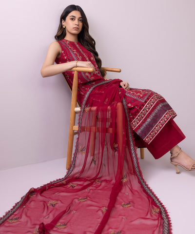 Sapphire | Eid Collection | S73 - Designer Dress with Intricate embroidery and embellishments. Shop elegent wedding dress at Maria Faisal.