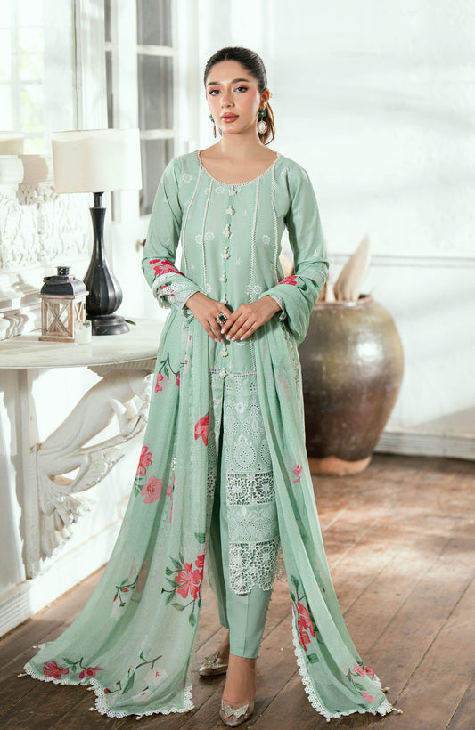 Al zohaib | Laserkari Premium Edition 25 | LKP-25-01 H - Ladies Clothes - Maria Faisal