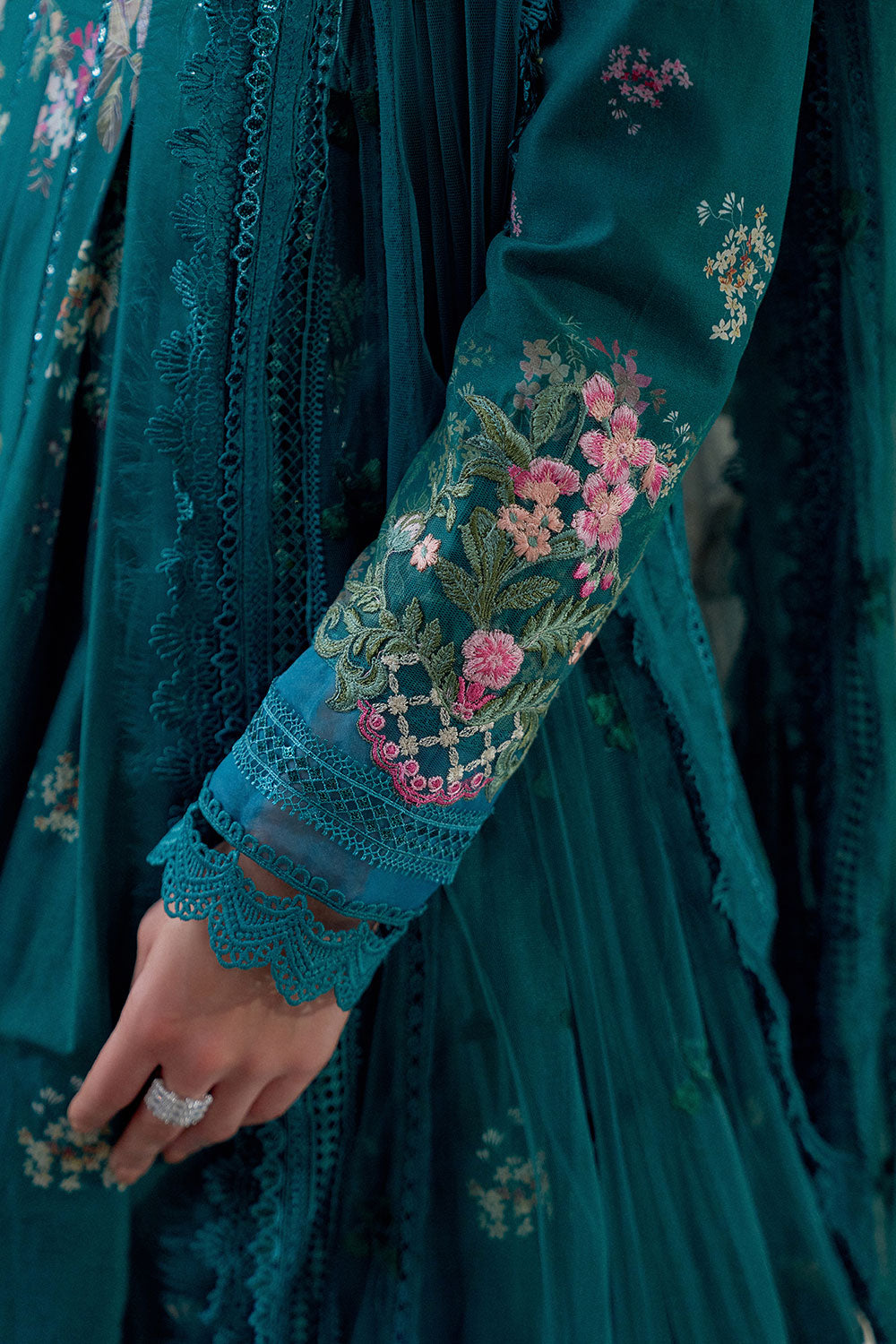 Sobia Nazir | Luxury Lawn Eid 26 | 10B - Luxury Dress - available at Maria Faisal in UK and USA.