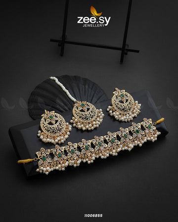 Necklace-0920 - Designer Dress with Intricate embroidery and embellishments. Shop elegent wedding dress at Maria Faisal.