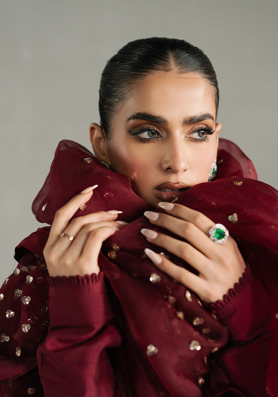 Zarqash | Silk Edit | ZQS 018 ROSE ROUGE - Ladies Clothes