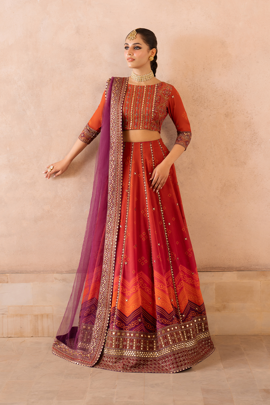 Iznik | Bandhani Formals | UE-334 - Ladies Clothes