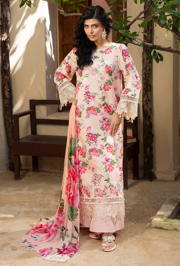 Humdum | Zaiba 25 | D01 - Ladies Clothes - Maria Faisal