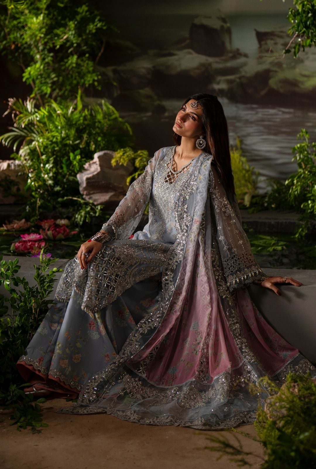 Ajr Couture | Dastan e Ishq | Mahjabeen - Formal Dress - available at Maria Faisal in UK and USA.