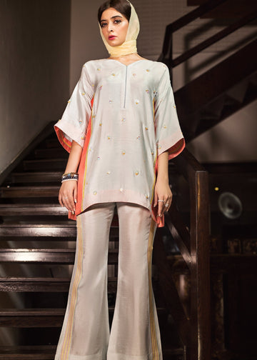 Hana | Serendipity Ready to Wear | Ice Berry - Designer Dress with Intricate embroidery and embellishments. Shop elegent wedding dress at Maria Faisal.