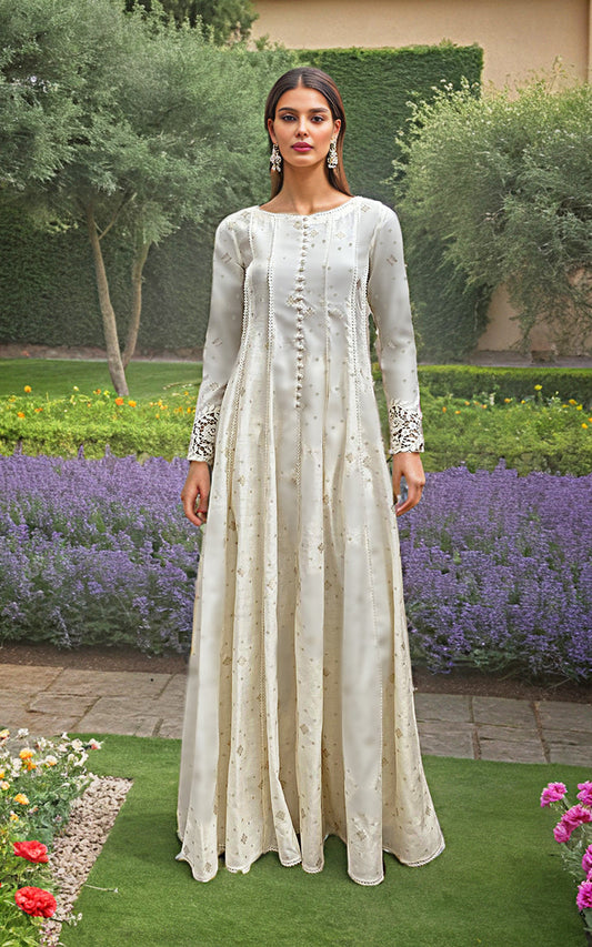 Threads and Motifs | Formal Dresses 25 | FLARED PESHWAS WITH DUPATTA AND TROUSER - Ladies Clothes - Maria Faisal