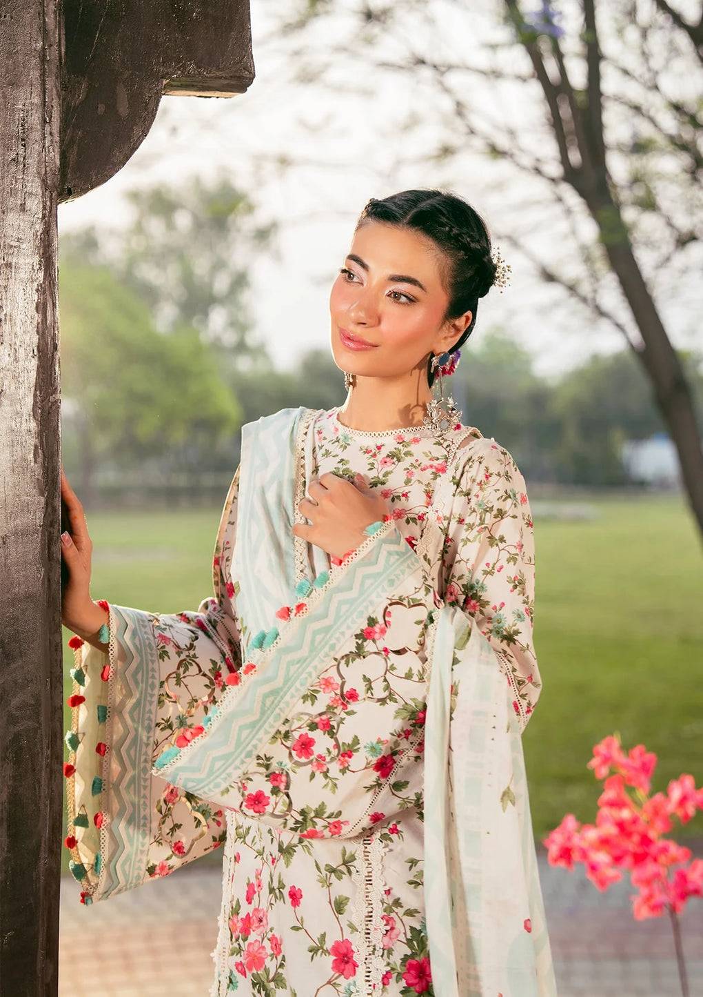 Elaf Premium | Prints 25 | EPS-3B DAY BLOOM by Maria Faisal - Registered Vendor of : Elaf Premium - type : Ladies Clothes - 100% original wedding dresses