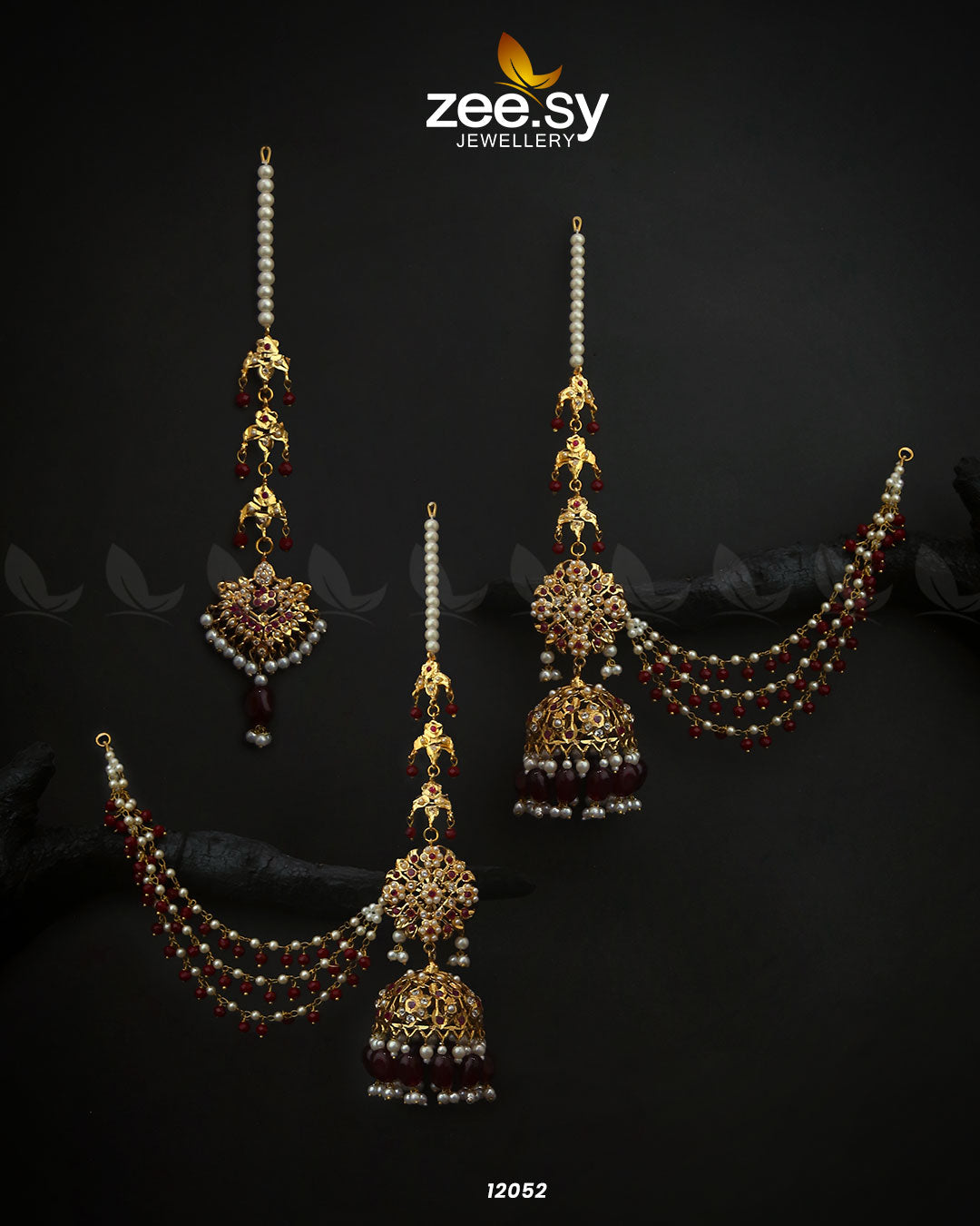 Glamourous Jhumka Earrings - Earrings