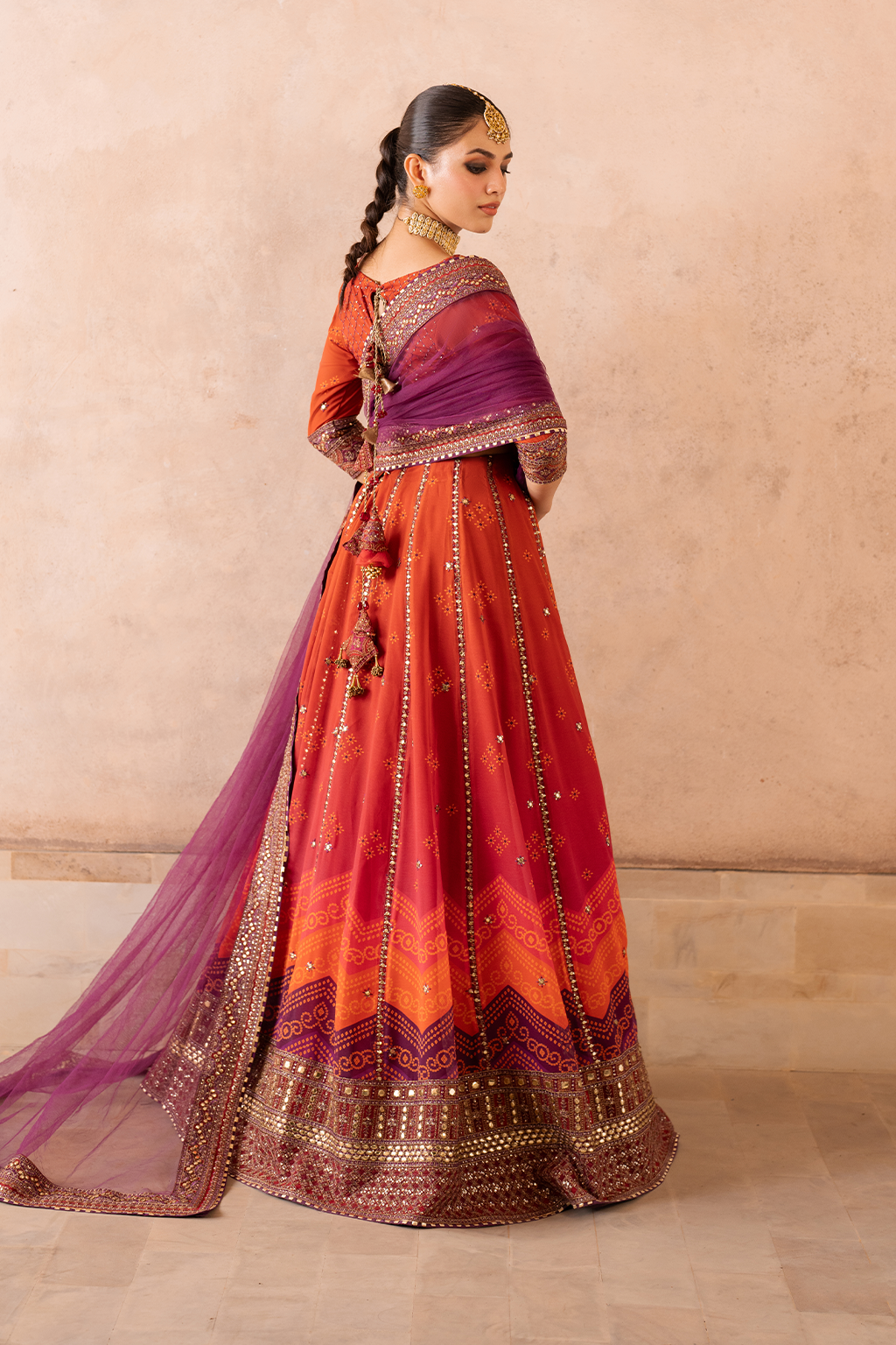 Iznik | Bandhani Formals | UE-334 - Ladies Clothes