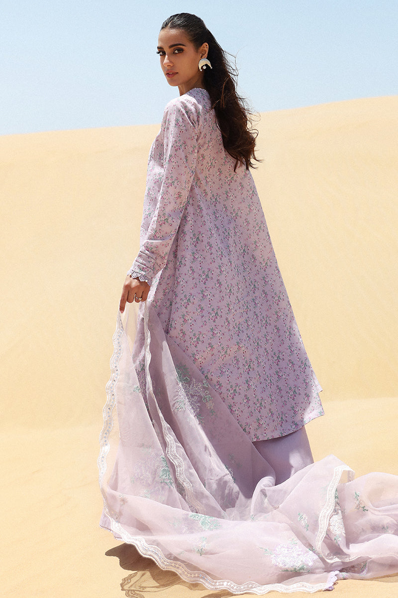 Cross Stitch | Eid Lawn 24 | LAVENDER - Designer Dress with Intricate embroidery and embellishments. Shop elegent wedding dress at Maria Faisal.