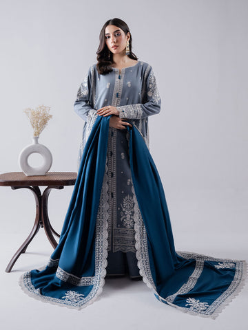 Faiza Faisal | Winter Edit 2024 | ELAAF - Designer Dress with Intricate embroidery and embellishments. Shop elegent wedding dress at Maria Faisal.