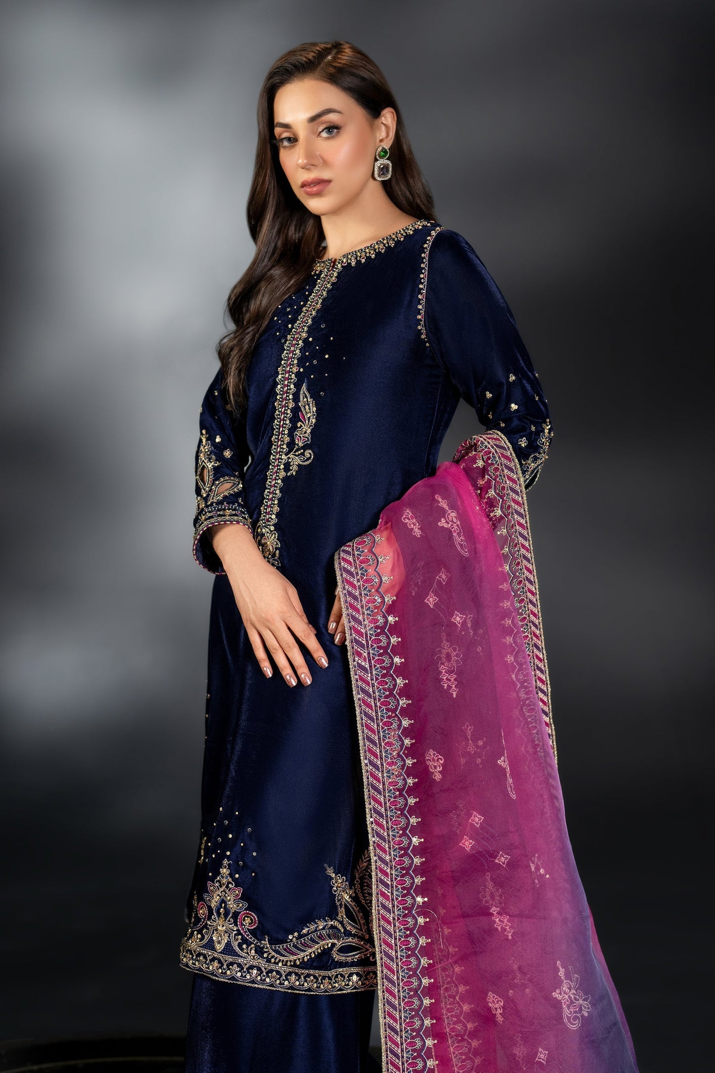 Naqshi | Makhmal 24 | IFRAH - Ladies Clothes - Maria Faisal