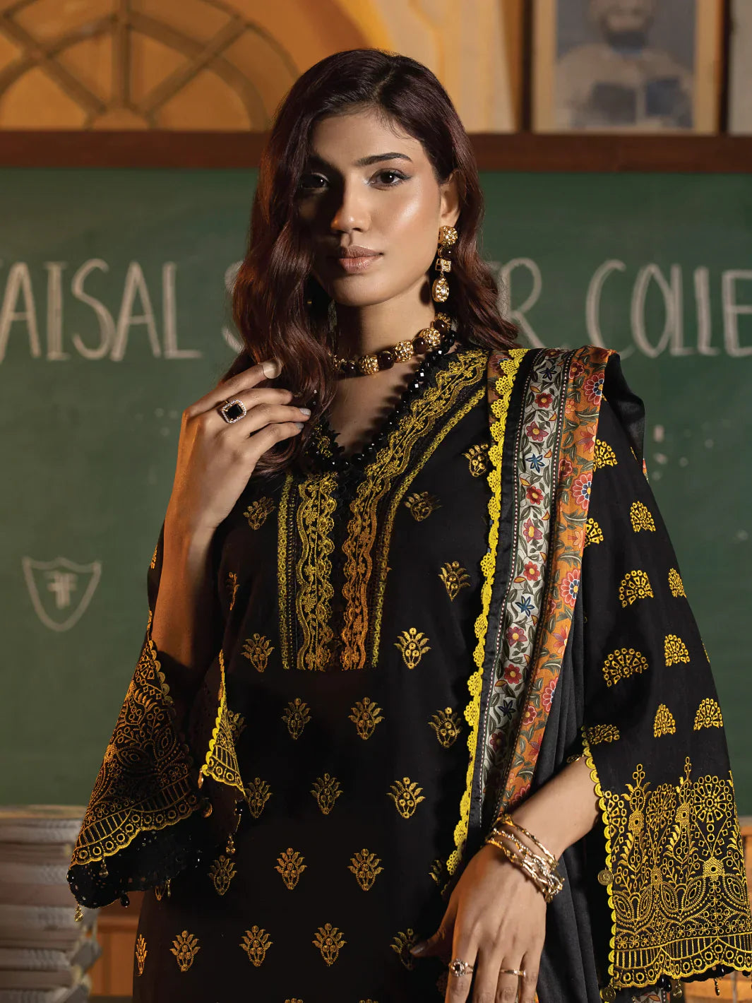 Faiza Faisal | Maya Luxury Lawn | Clara - Maria Faisal