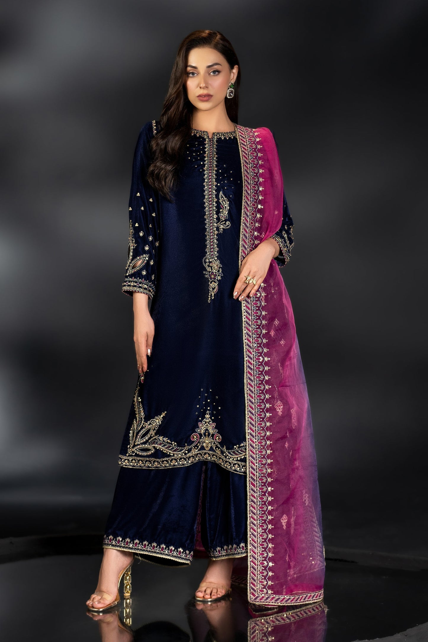 Naqshi | Makhmal 24 | IFRAH - Ladies Clothes - Maria Faisal