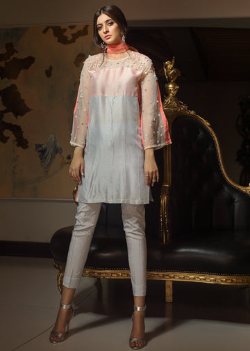 Hana | Serendipity Ready to Wear | Peppermint - Designer Dress with Intricate embroidery and embellishments. Shop elegent wedding dress at Maria Faisal.