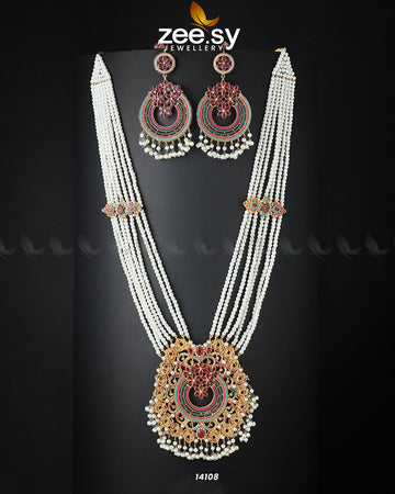 Elegance Mala Necklace - Necklace Sets - Maria Faisal