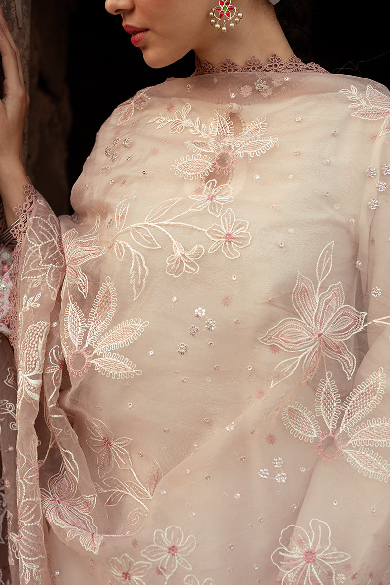 Cross Stitch | Premium Lawn 24 | SPECKLE MESH - Ladies Clothes - Maria Faisal