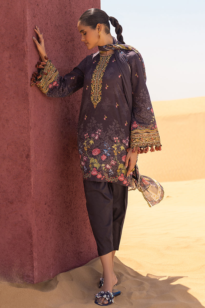 Cross Stitch | Eid Lawn 24 | GRAVEL - Designer Dress with Intricate embroidery and embellishments. Shop elegent wedding dress at Maria Faisal.