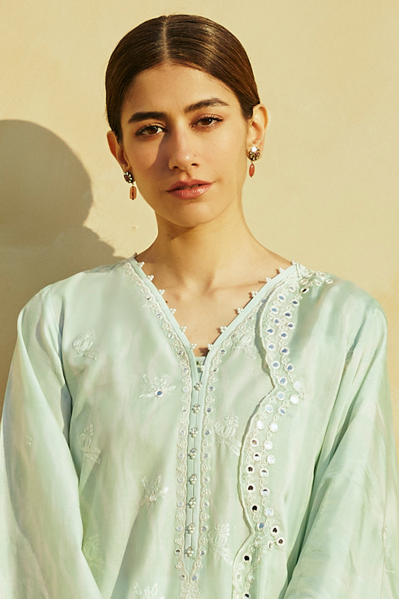 Cross Stitch | Premium Lawn 24 | WHISPER MINT - Ladies Clothes - Maria Faisal