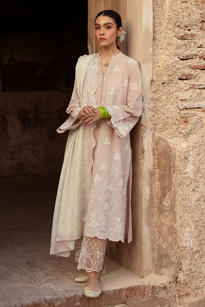 Cross Stitch | Premium Lawn 24 | SAGE FROST - Ladies Clothes - Maria Faisal