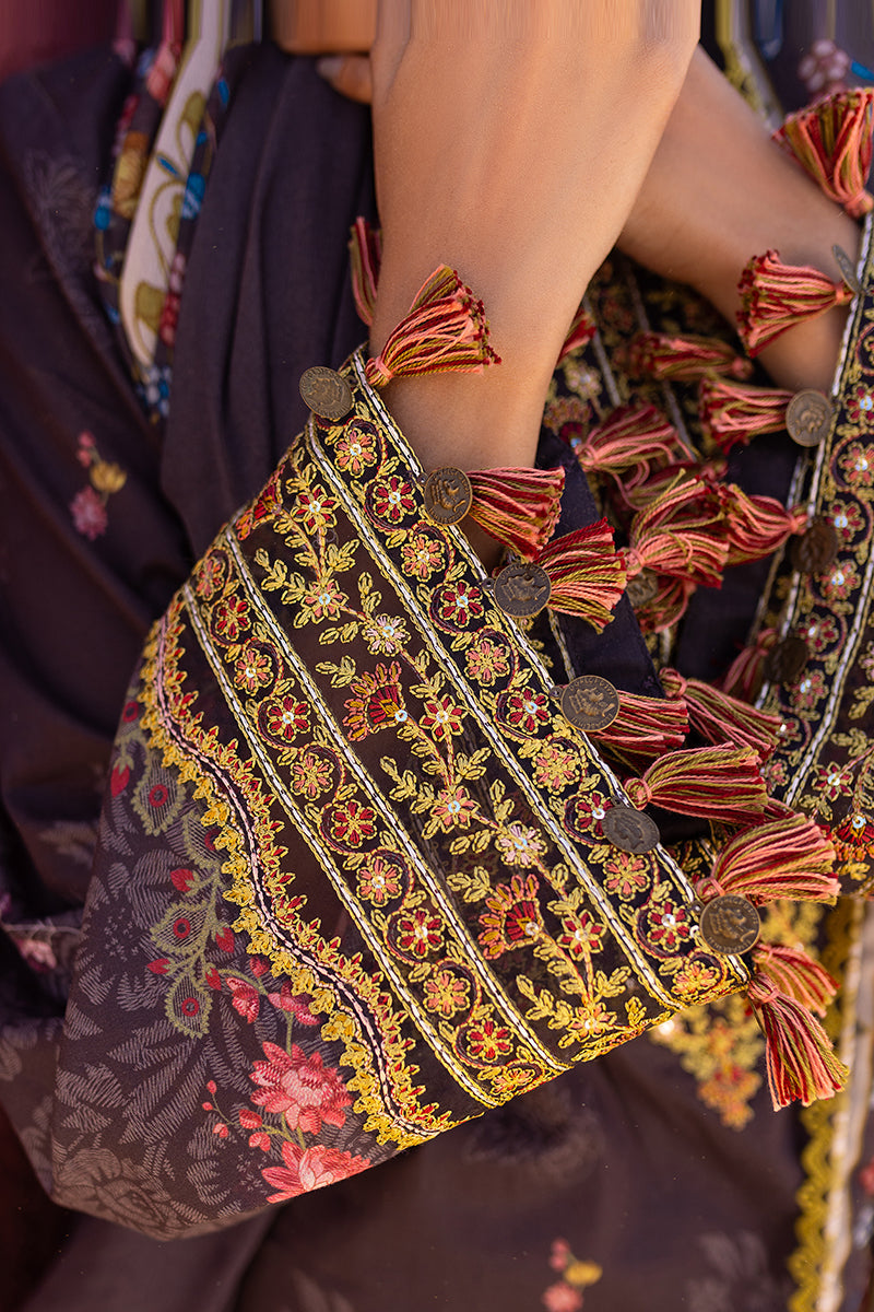 Cross Stitch | Eid Lawn 24 | GRAVEL - Designer Dress with Intricate embroidery and embellishments. Shop elegent wedding dress at Maria Faisal.