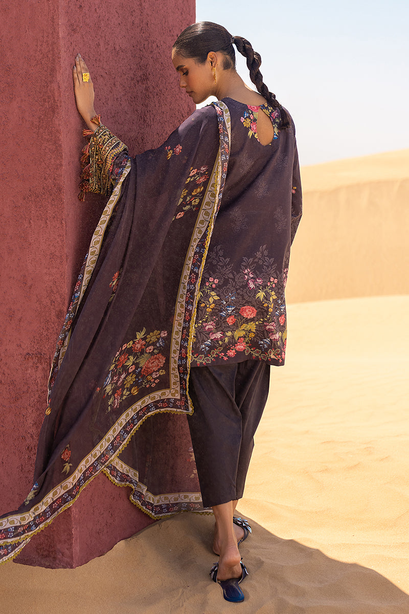 Cross Stitch | Eid Lawn 24 | GRAVEL - Designer Dress with Intricate embroidery and embellishments. Shop elegent wedding dress at Maria Faisal.