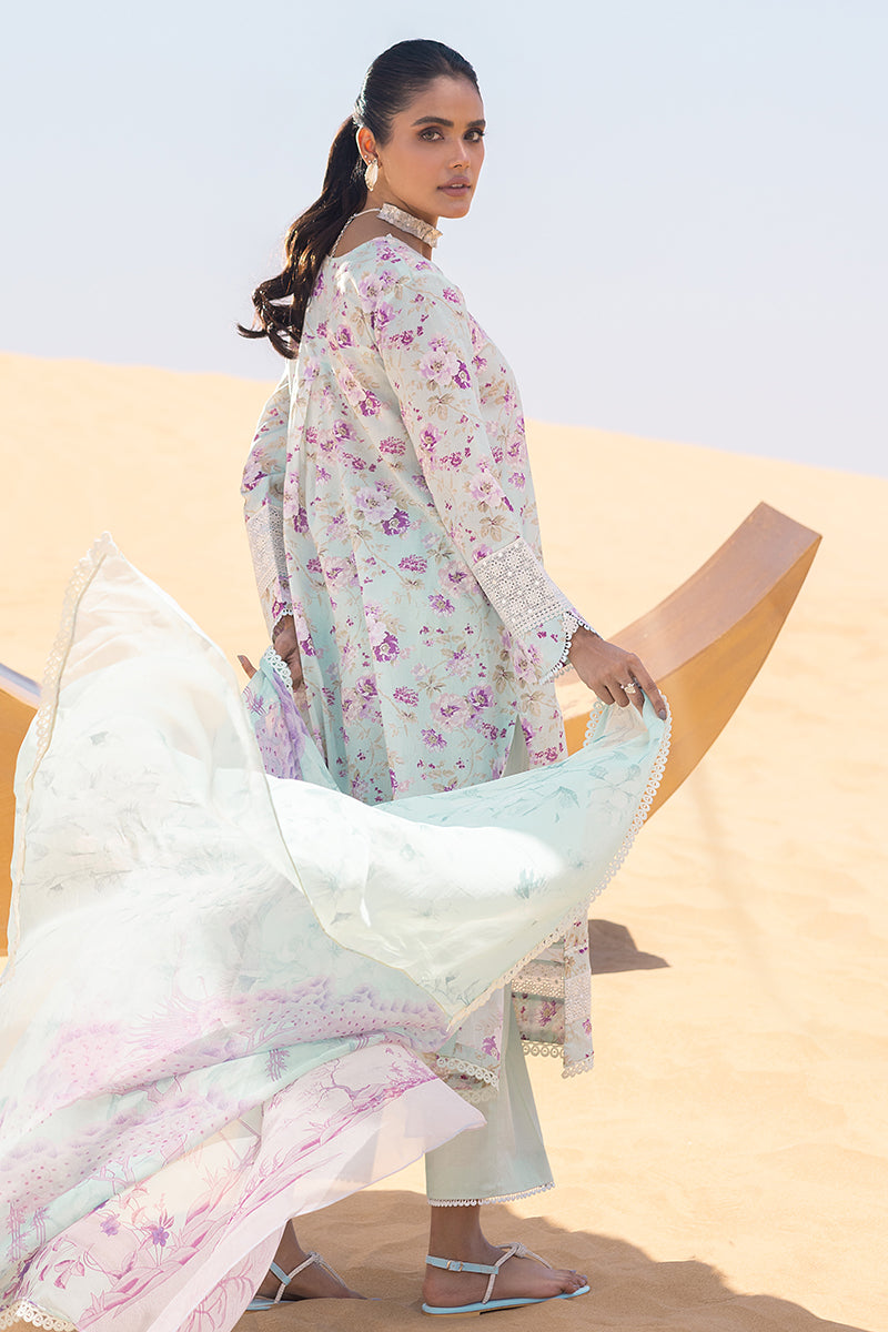 Cross Stitch | Eid Lawn 24 | GREY MIST - Designer Dress with Intricate embroidery and embellishments. Shop elegent wedding dress at Maria Faisal.