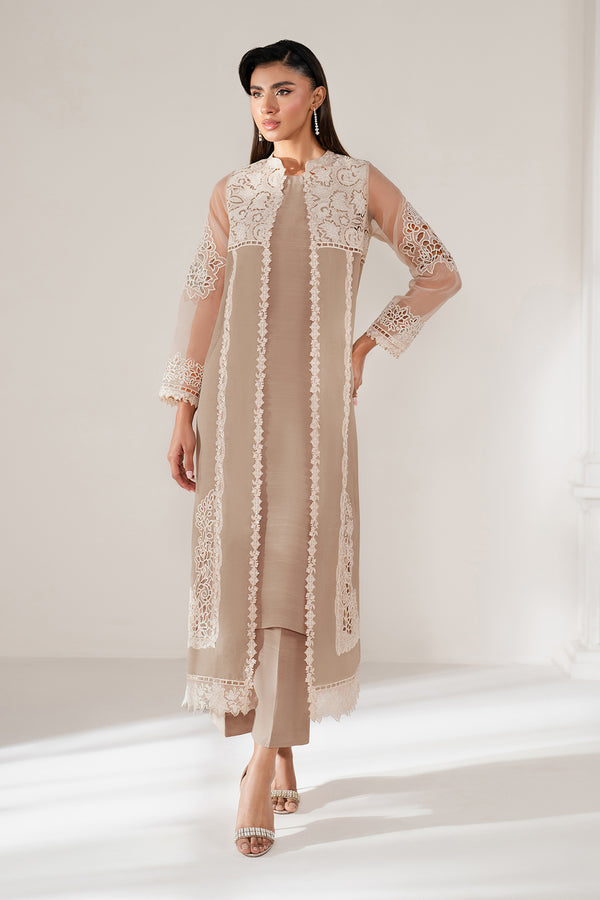 Baroque | Luxury Pret 25 | EMBROIDERED ORGANZA PR-1100 - Ladies Clothes - Maria Faisal