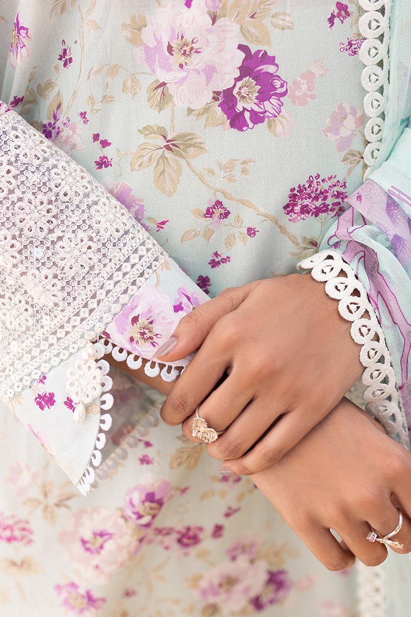 Cross Stitch | Eid Lawn 24 | GREY MIST - Designer Dress with Intricate embroidery and embellishments. Shop elegent wedding dress at Maria Faisal.