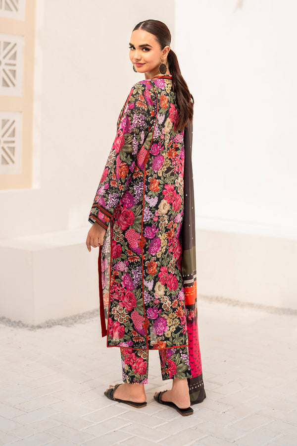Baroque | Luxury Pret 24 | LAWN UF-666 - Designer Dress with Intricate embroidery and embellishments. Shop elegent wedding dress at Maria Faisal.