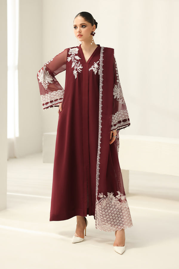 Baroque | Luxury Pret 25 | EMBROIDERED CHIFFON PR-1160 - Ladies Clothes - Maria Faisal