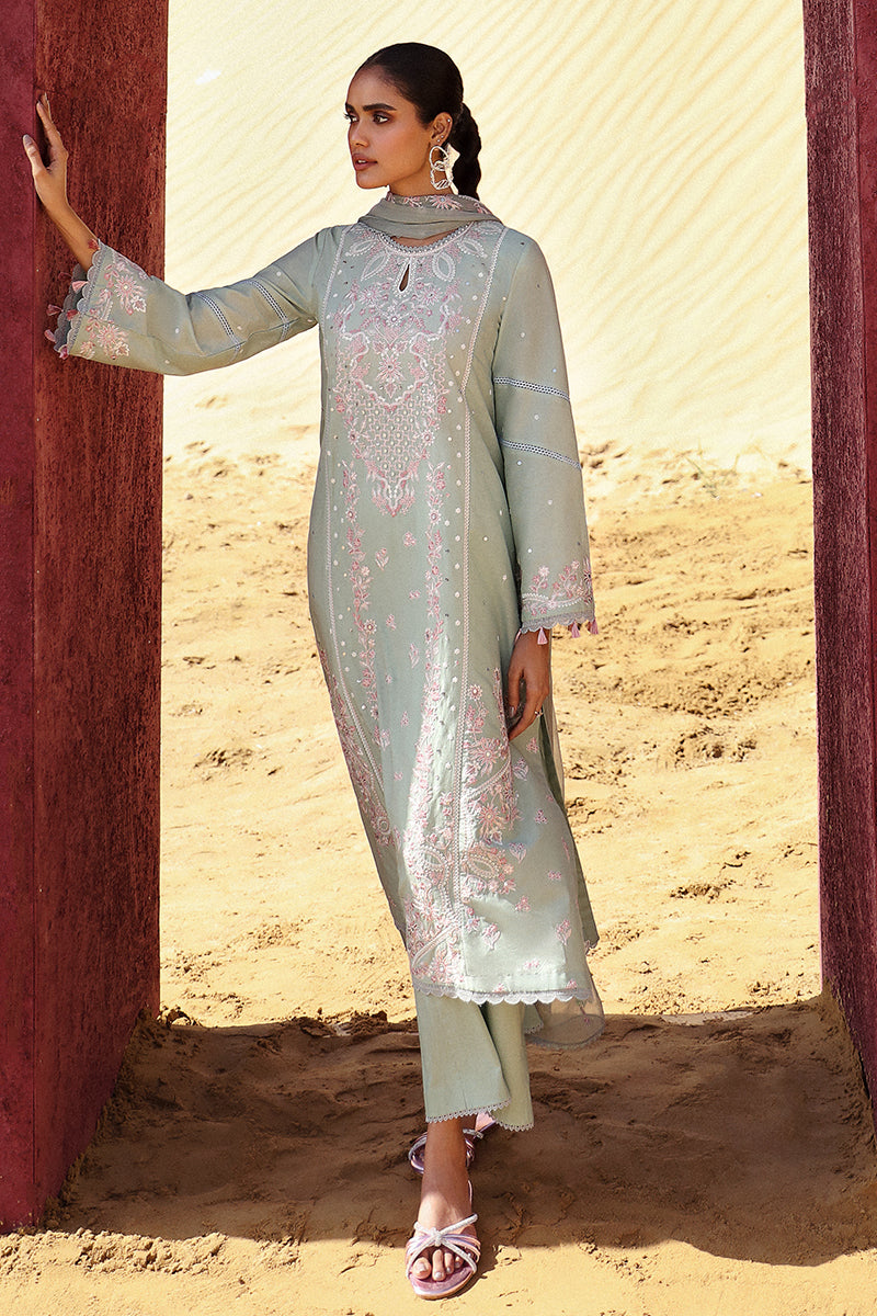 Cross Stitch | Eid Lawn 24 | MYSTIC VERVE - Designer Dress with Intricate embroidery and embellishments. Shop elegent wedding dress at Maria Faisal.