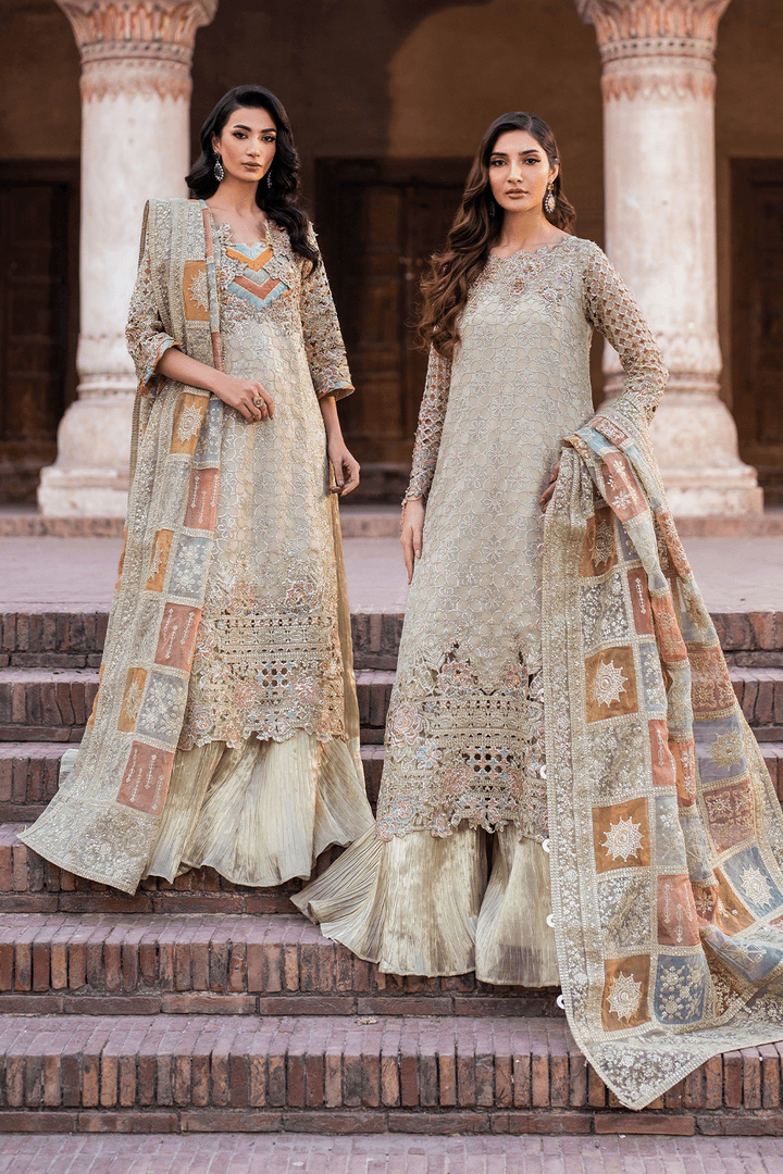 Iznik | Luxury Chiffon | ILC-02 by Maria Faisal - Registered Vendor of : Iznik - type : Ladies Clothes - 100% original wedding dresses
