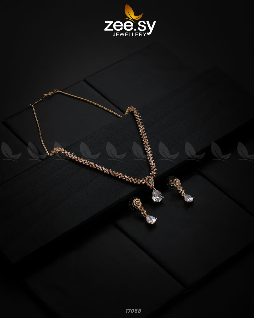 Nargis Zircon Necklace - Necklace Sets