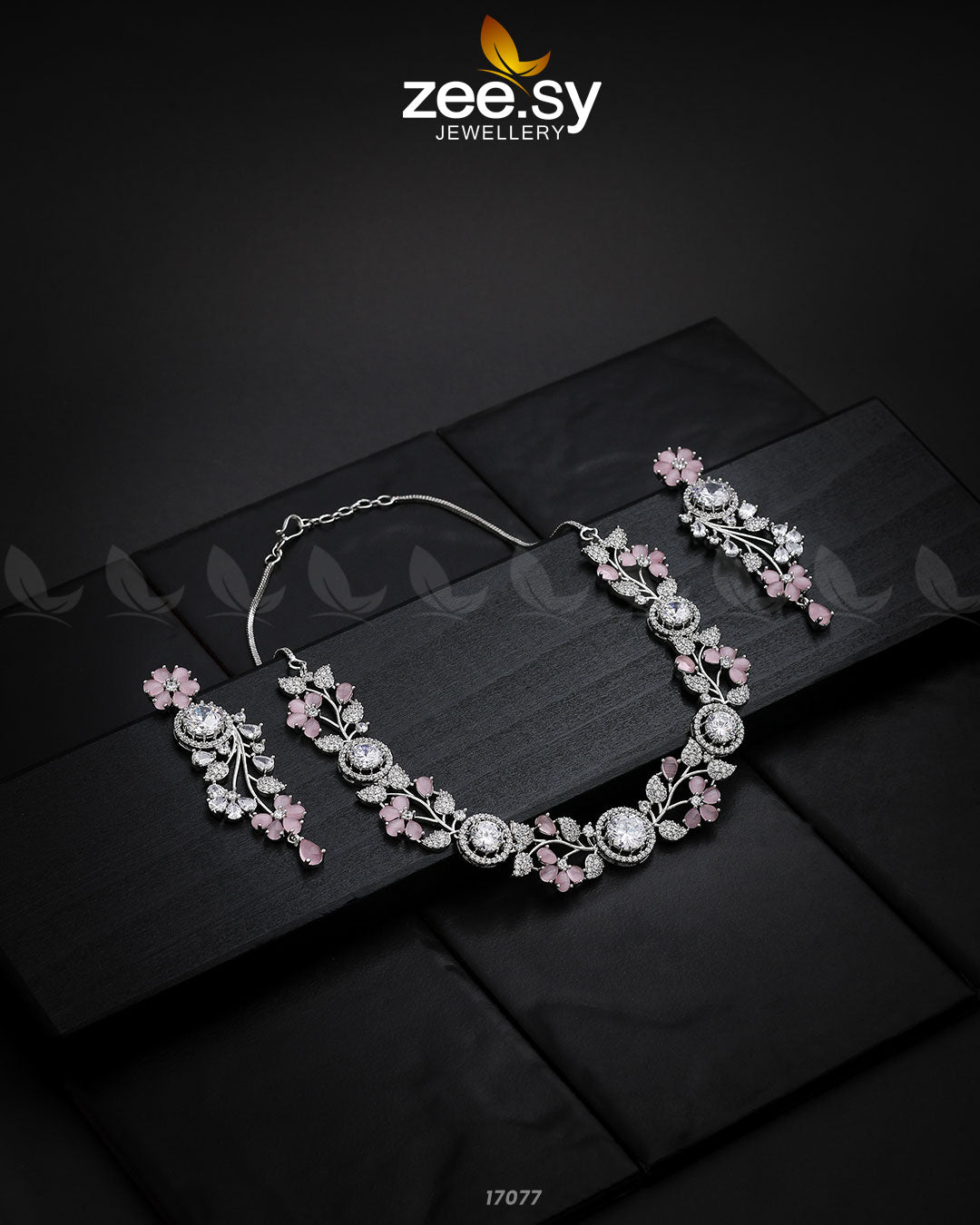 Noorani Zircon Necklace - Necklace Sets