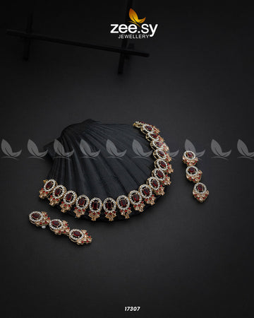 Embellished Necklace - Designer Dress with Intricate embroidery and embellishments. Shop elegent wedding dress at Maria Faisal.